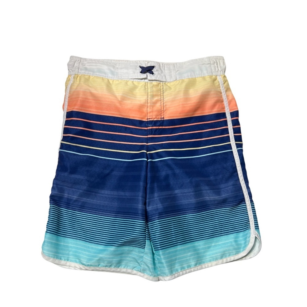 George Kids Swim Trunks - Blue, Orange, Yellow